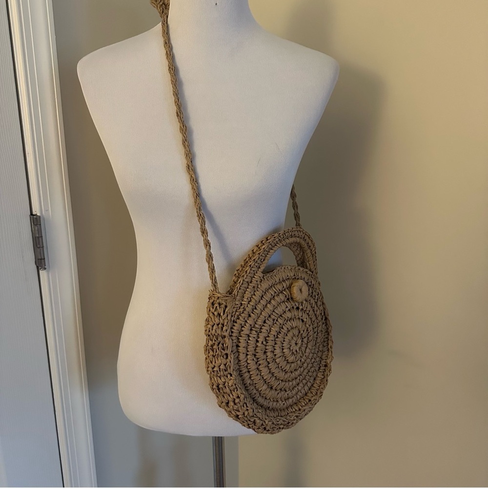 Straw Crossbody, Shoulder Bag